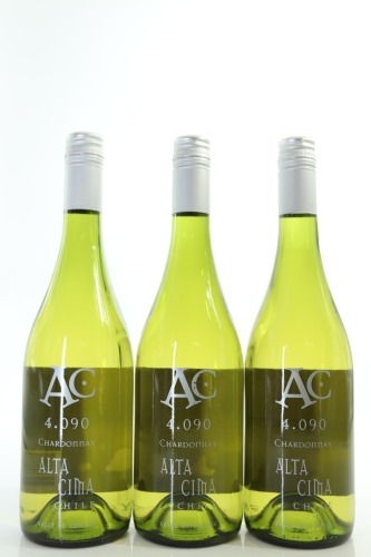 (3) 2021 Alta Cima 4.090 Chardonnay, Lontue Valley