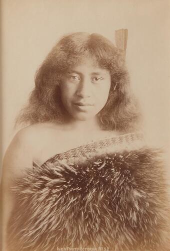 ARTHUR J. ILES Portrait of Young Maori [sic] Woman