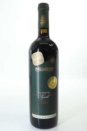 (1) 2000 Mills Reef Elspeth Syrah, Gimblett Gravels