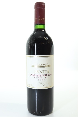 (1) 1992 Te Mata Estate Awatea Cabernets Merlot, Hawke's Bay