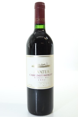 (1) 1992 Te Mata Estate Awatea Cabernets Merlot, Hawke's Bay