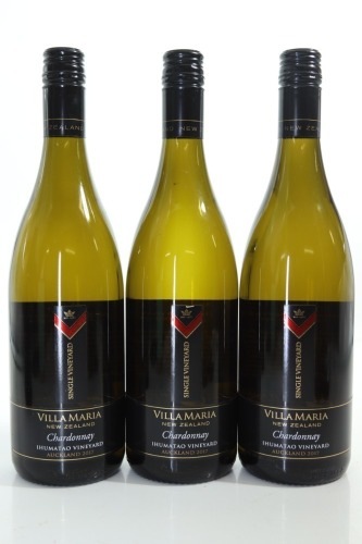 (3) 2017 Villa Maria Single Vineyard Ihumatao Chardonnay, Auckland