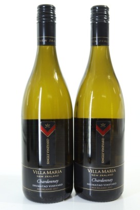 (2) 2017 Villa Maria Single Vineyard Ihumatao Chardonnay, Auckland
