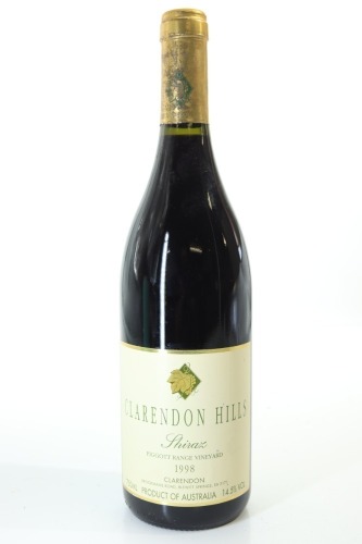 (1) 1998 Clarendon Hills Piggott Range Vineyard Shiraz, McLaren Vale (DC)