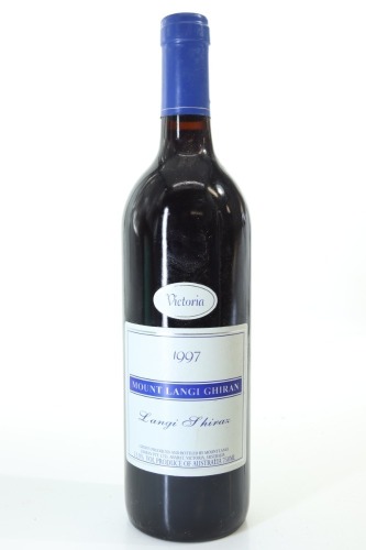 (1) 1997 Mount Langi Ghiran 'Langi' Shiraz, Grampians