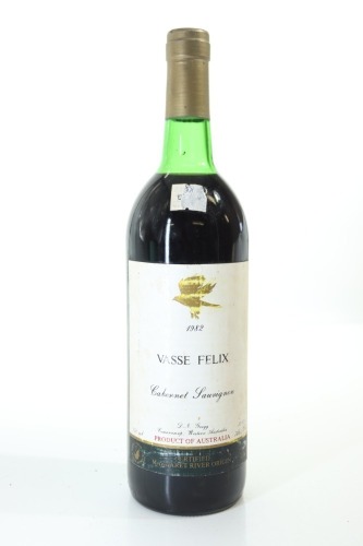 (1) 1982 Vasse Felix Estate Cabernet Sauvignon, Margaret River [JR17] (TS)