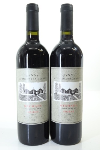 (2) 1998 Wynns Coonawarra Estate Michael Shiraz, Coonawarra