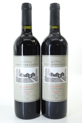 (2) 1998 Wynns Coonawarra Estate Michael Shiraz, Coonawarra