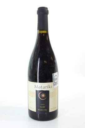 (1) 1999 Matariki Syrah, Hawke's Bay