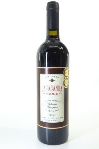 (1) 1996 Orlando Jacaranda Ridge Cabernet Sauvignon, Coonawarra