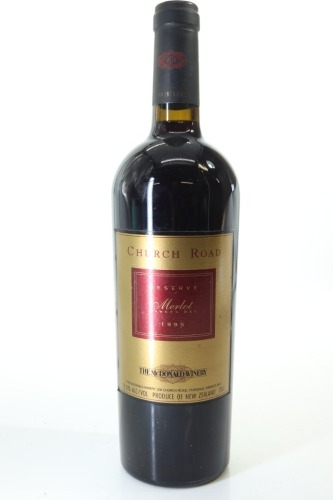 (1) 1995 Church Road Reserve Merlot, Hawke's Bay