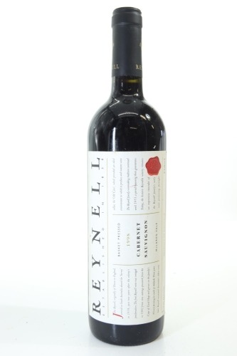 (1) 1998 Reynell Basket Pressed Cabernet Sauvignon, McLaren Vale