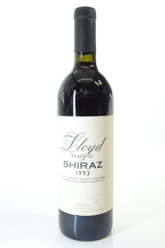 (1) 1993 Coriole 'Lloyd Reserve' Shiraz, McLaren Vale