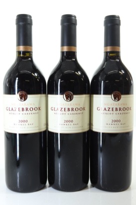 (3) 2000 Ngatarawa Glazebrook Merlot - Cabernet Sauvignon, Hawke's Bay