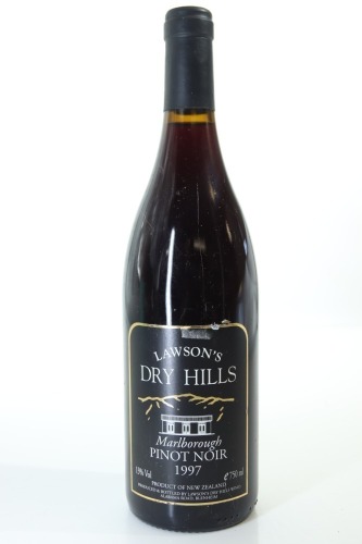 (1) 1997 Lawson's Dry Hills Pinot Noir, Marlborough