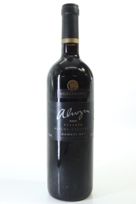 (1) 2000 Ngatarawa Wines Alwyn Winemaker's Reserve Merlot - Cabernet, Hawke's Bay