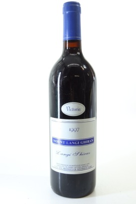 (1) 1997 Mount Langi Ghiran 'Langi' Shiraz, Grampians