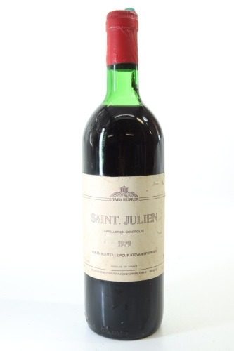 (1) 1979 Steven Spurrier Saint-Julien, Bordeaux (UMS)