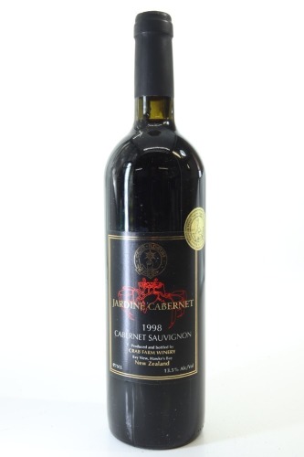 (1) 1998 Crab Farm Winery Jardine Cabernet, Hawke's Bay