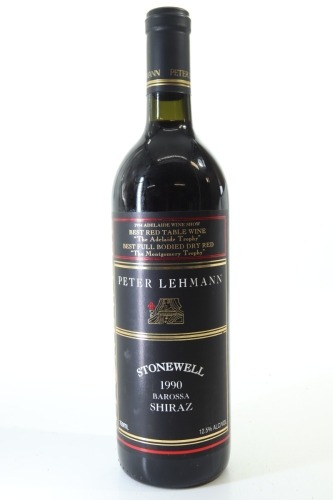 (1) 1990 Peter Lehmann Stonewell Shiraz, Barossa Valley