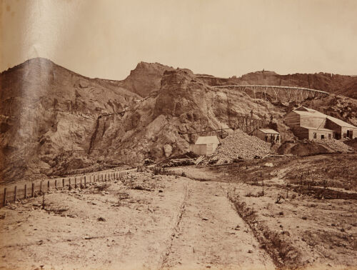 HERBERT DEVERIL Gold Workings at the Blue Spur, Tuapeka, Otago