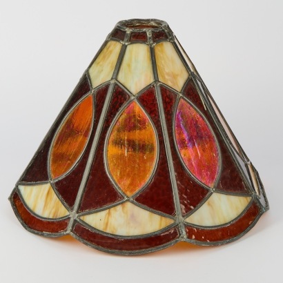 A Vintage Leadlight Light Shade A/F