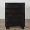 An Ebonised Art Deco Set of Drawers