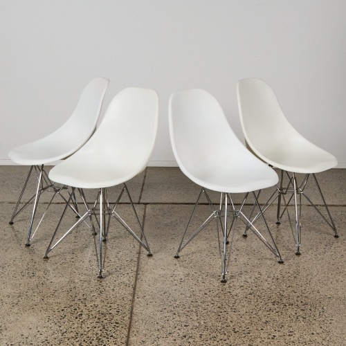 A Set of Four Eames DSR Style Chairs