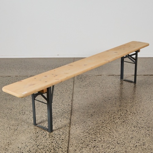 A German Augusta Brauerei Beer Hall Bench, 2004