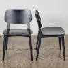 A Pair of Billiani Chairs In Black Oak - 2