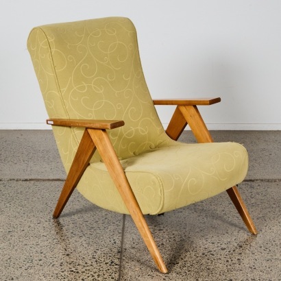 A Mid Century B-310 VAR Style Arm Chair