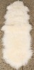 A Tibetan Lamb Rug in Ivory