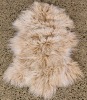 A Tibetan Lamb Rug in Oatmeal (medium
