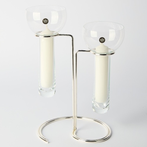 A Rosenthal Aqualux Candelabra Designed by Timo Sarpaneva
