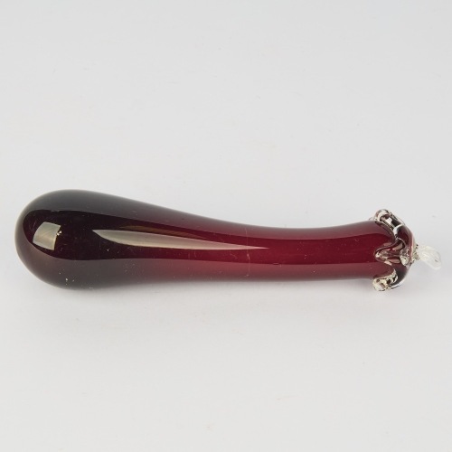 An Art Glass Aubergine