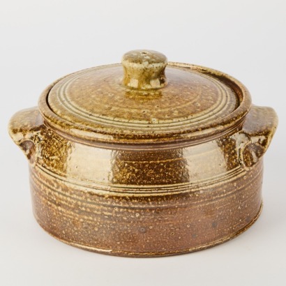 A Hillside Pottery Salt Glazed Casserole