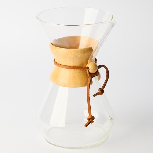 A Chemex Coffee Maker
