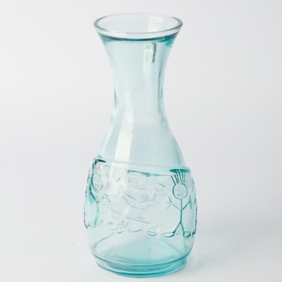 A Spanish Recycled Glass Carafe