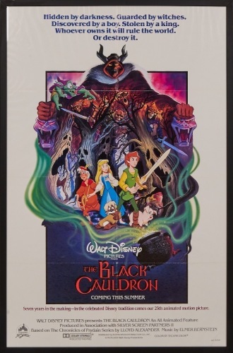 A The Black Cauldron Framed Movie Poster