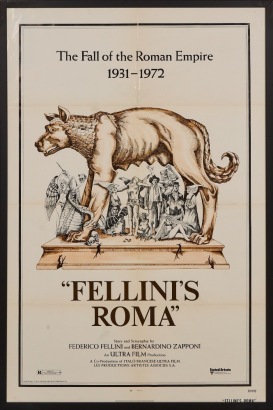A Felinis Roma Framed Movie Poster