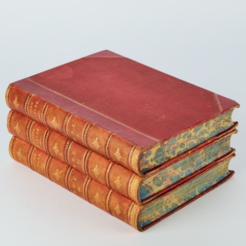 A Rare c.1870s Three-Volume Edition of British Battles by James Grant