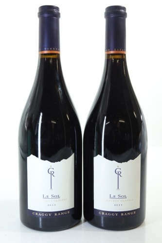 (2) 2011 Craggy Range Le Sol Syrah, Gimblett Gravels