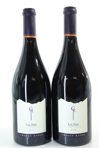 (2) 2014 Craggy Range Le Sol Syrah, Gimblett Gravels