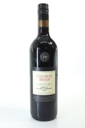 (1) 2012 Church Road Merlot - Malbec - Cabernet Sauvignon, Hawke's Bay