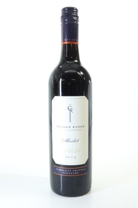 (1) 2013 Craggy Range Merlot, Gimblett Gravels