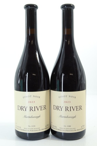 (2) 2023 Dry River Pinot Noir, Martinborough [JR17.5] [RP95]