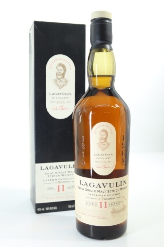 (1) Lagavulin Offerman Edition Guinness Cask Finish 11 Year Old Single Malt Scotch Whisky, Islay, 46% ABV (GB)