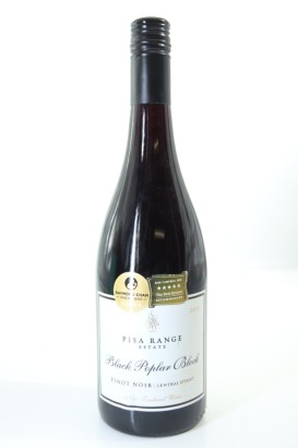 (1) 2015 Pisa Range Estate Black Poplar Block Pinot Noir, Central Otago