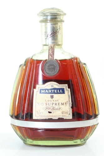 (1) Martell X.O. Supreme Cognac, 40% ABV, Circa. 1980's