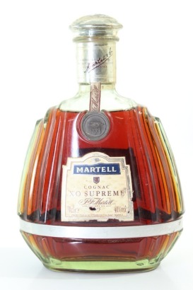 (1) Martell X.O. Supreme Cognac, 40% ABV, Circa. 1980's